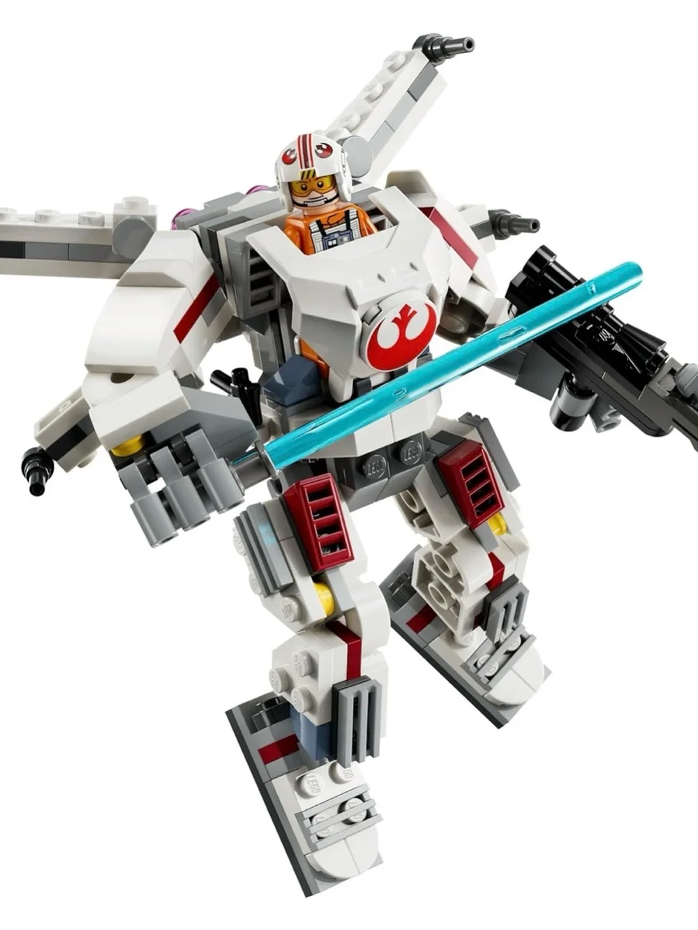 LEGO Star Wars Mechs Luke Skywalker X-Wing Mech 75390 Poseable 195pcs 6+